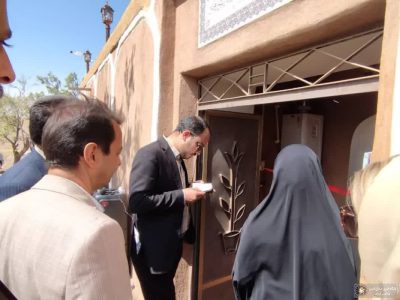 افتتاح بوم گردی عمارت عامری در روستای گلستان از توابع دهستان بهارستان