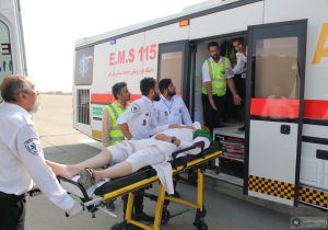 حضور پرشور واحد های امدادی اورژانس در مانور دوسالانه طرح اضطراری فرودگاه شهید بهشتی اصفهان